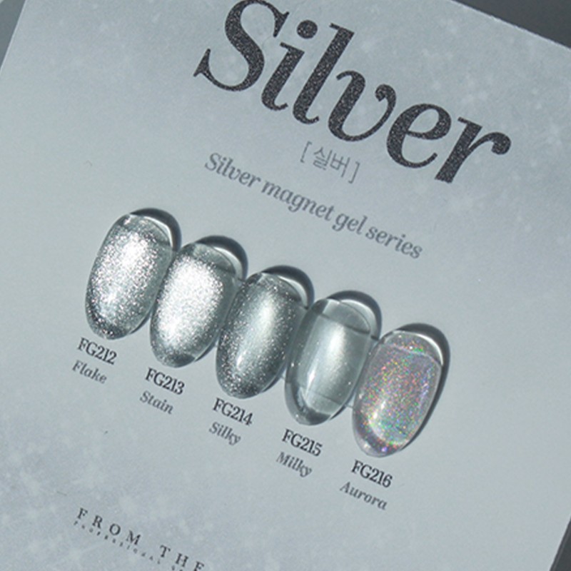 classic nail From the Nail Magnet Gel Silver + 30