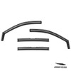 Voron Glass in-Channel Extra Durable Rain Guards for Ford Ranger