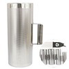 Metal Guiro Musical Instrument with Scraper Hand Percussion Guiro Shaker