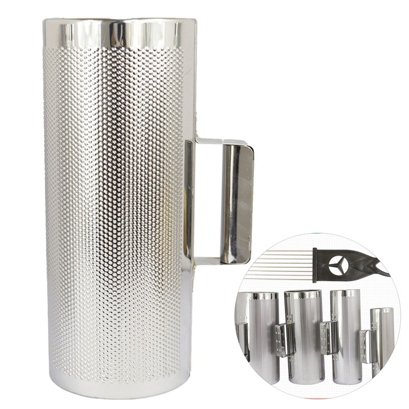 Metal Guiro Musical Instrument with Scraper Hand Percussion Guiro Shaker