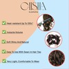 CAISHA Large Hairpiece Scrunchy Instant Updo Curly Messy Bun Red