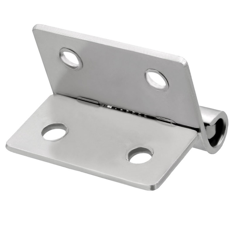 sourcing map 5pcs Self-Closing Spring Hinge 25 mm Stainless Steel