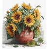 Luca-S Sunflowers Counted Cross Stitch Kit