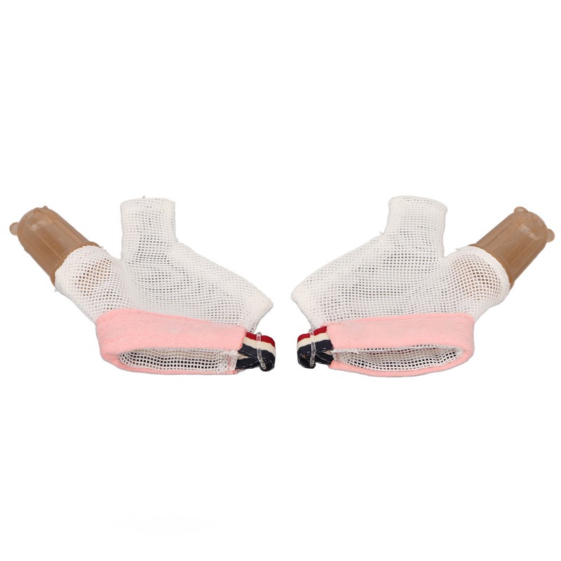 1 Pair Thumb Sucking Stop Glove Soft Adjustable with Buckle