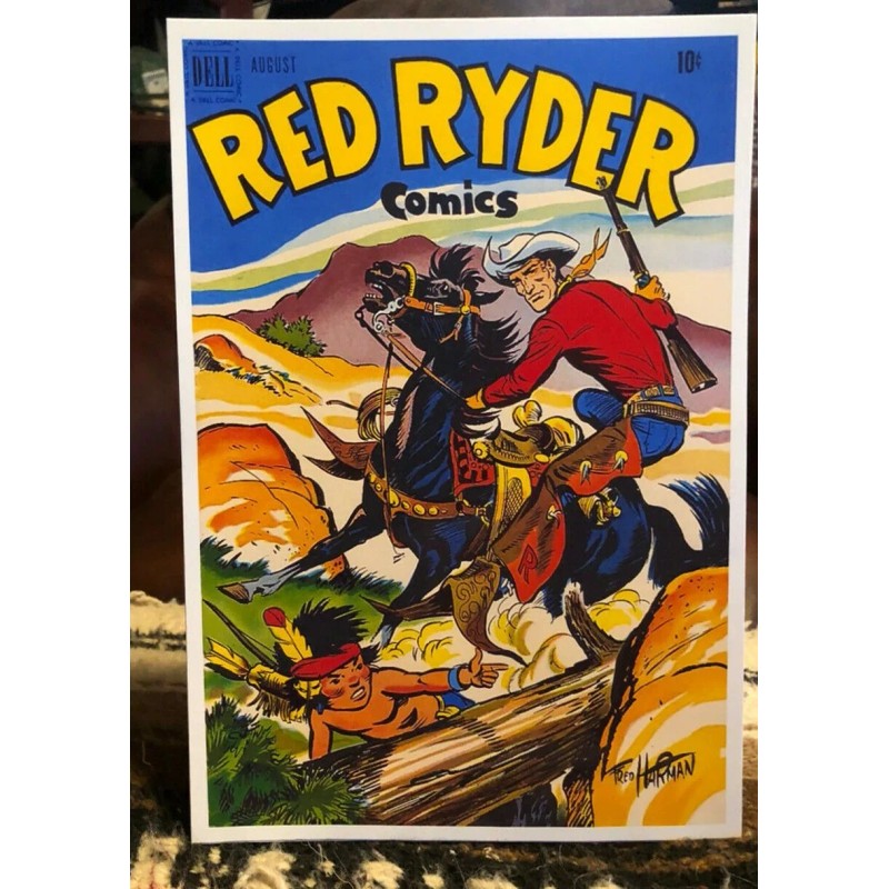 Red Ryder Western Cowboy Color Comic Book Tabletop Display Standee