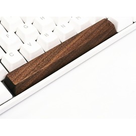 Handmade Wooden Spacebar Keycaps,Custom Natural Solid Wood Artisan Keycap,6.25u Space Bar Keycap for MX Switch Gaming Mechanical Keyboards (Walnut)