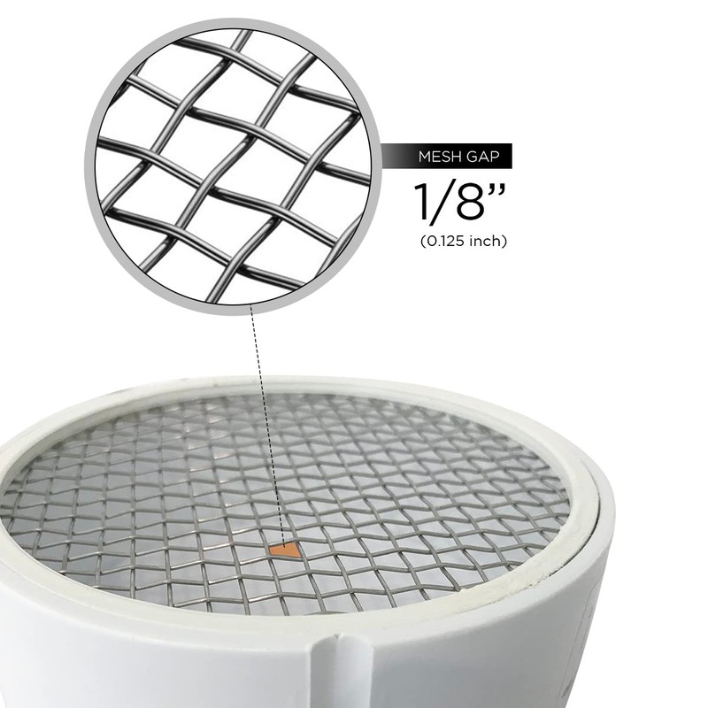 Raven R1508 Termination Cap Vent Cover Mesh Screen, Round Furnace