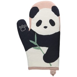 mitten giant panda pink