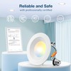 Amico 4 Pack 4 inch 5CCT LED Recessed Lighting, Dimmable,