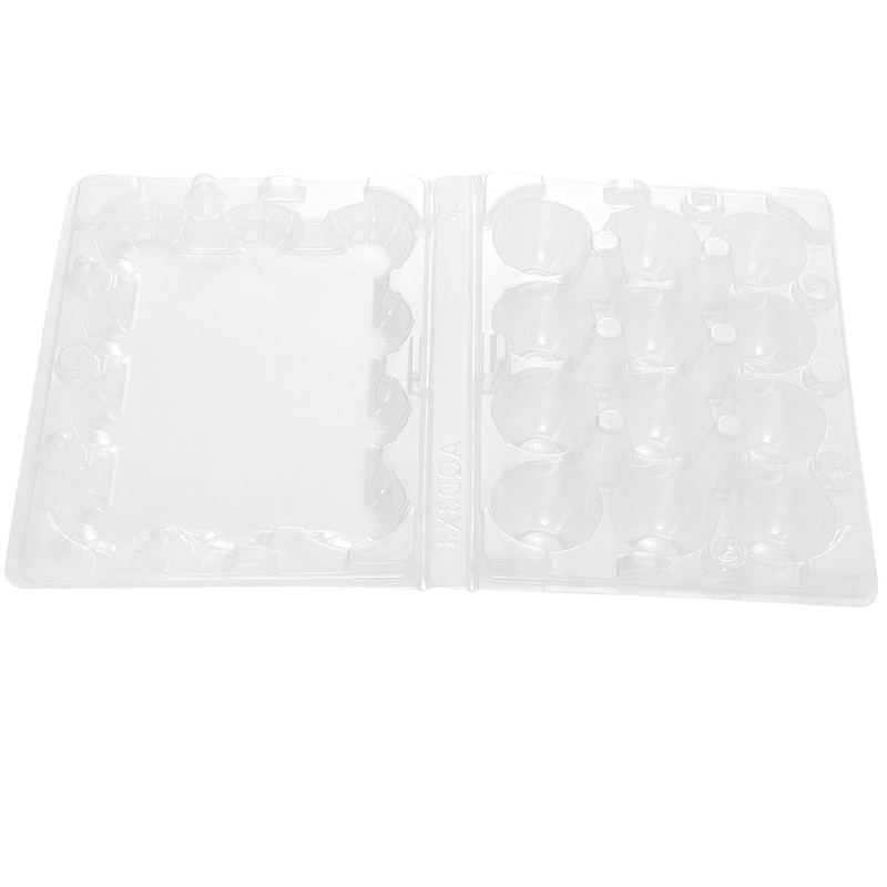 NAMYEUT Pack of 50 Quail Egg Boxes, 12 Plastic, Egg