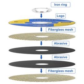 30 Pack 4 1/2 in Cut Off Wheel Cutting Wheels for Angle Grinders, Ultra Thin Grinding Wheels, Metal Cutting Discs