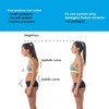 Nanet Posture Corrector Back Brace Adjustable Straightener for Back, Shoulder,