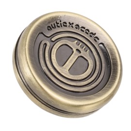 Rotierende Münze aus Edelstahl, Magnetischer Push-Slider, Angst- und Stressabbau-Spielzeug, Magnetischer Slider, EDC, Zappelspielzeug für Erwachsene für ADHS, Stressabbau,