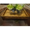 Undisclosed Ottoman Tray Rustic Farmhouse Serving Tray With Handles Decor