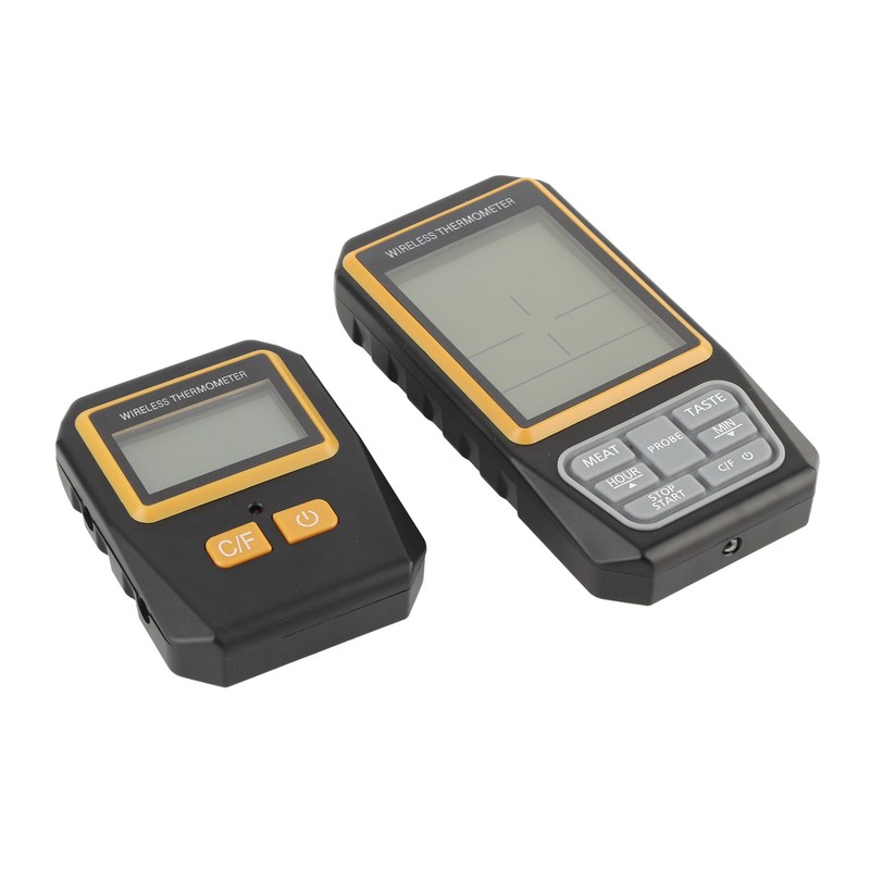 Wireless BBQ Thermometer Digital Remote Kitchen Meat Food Cooking 328ft