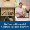 Joeji's Kitchen Ceppo portacoltelli da cucina universale senza coltelli con