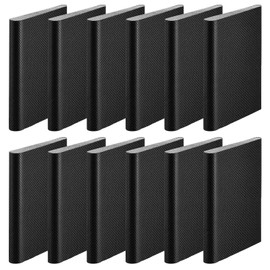 Loobas 12 PCS Door Corner Seals，Black Exterior Frame Seal Strip Pads Protection Foam Edge TapeWeather Stripping Wedge Draft Stopper for Moving Noise Reduction Dust Moisture