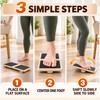 Single-Foot Wooden Ankle Balance Board with Non-Slip Surface for Stability