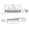 Guitar Roller Saddle Bridge Guitar Saddles Professional Saddle Bridge for