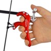 JIANZD Compound Bow Release Aid, Aluminum Alloy 4 Finger Trigger