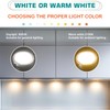 Lvyinyin LED Kitchen Cabinet Lighting, Over and Under Closet Light