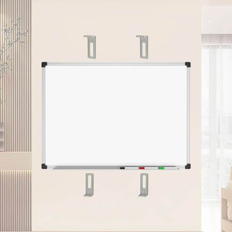 PDETVEO 20PCS Whiteboard Mounting Hardware Kits, L-Shaped Hanging Brackets with