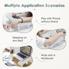 LIONVISON Manicure Arm Rest for Nails Tech: U-Shaped Adjustable Nail