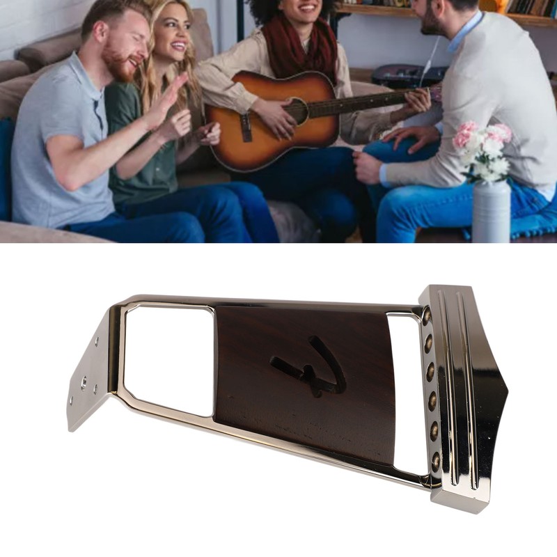 6 String Guitar Bridge Tailpiece Sound Improvement Lightweight Wear Resistant