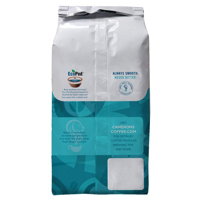 Cameron's Coffee Roasted Ground Coffee Bag, Decaf Breakfast Blend, 28