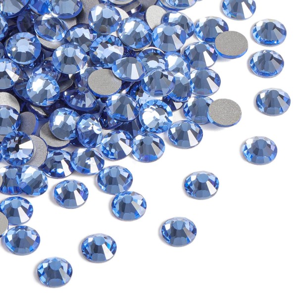 BEADSLAND Beadsland 2880pcs Flat Back Crystal Rhinestones Round Gems for