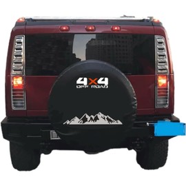 for Jeep Grand Cherokee, Land Rover Defender, Hummer H2 Spare Tire Cover, Spare Wheel Cover, Spare Tire Soft Storage Bag Protector (XXL: 315/70R17, 285/75R16, 33x12.50R16.5LT)