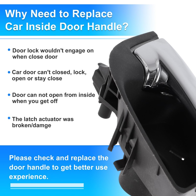 HEROFFIX Front Driver Side Interior Door Handle for Buick Lacrosse