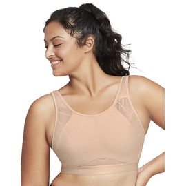 Glamorise No-Sweat Mesh Sports Wirefree Bra 1068 (Women's & Women's Plus)