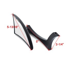 Universal 8mm/10mm Motorcycle Spear Blade Rear View Side Mirrors Honda Suzuki Kawasaki Yamaha Scooter Chopper Cruiser Street Bike Sports