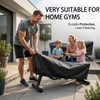 Weight Bench Cover 50" – Waterproof 190T Silver-Coated Polyester Taffeta