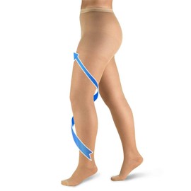 20-30 mmHg Compression Pantyhose for Women, Medical Compression Stockings, Waist High Opaque Compression Tights for Edema, Varicose Veins, Swelling, Pregnant, Teacher, Doctor--Beige-M