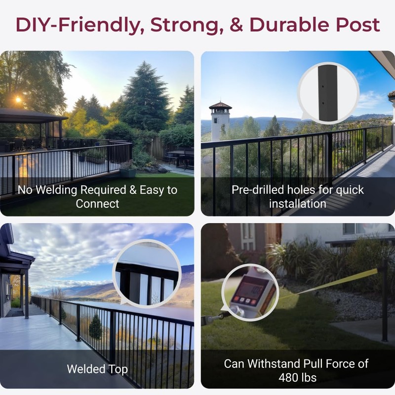 CR Fence & Rail V3 (ONLY) 36" H Vertical Guard