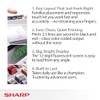 Sharp EL-1801V calculadora-impresora compacta de 12 dígitos