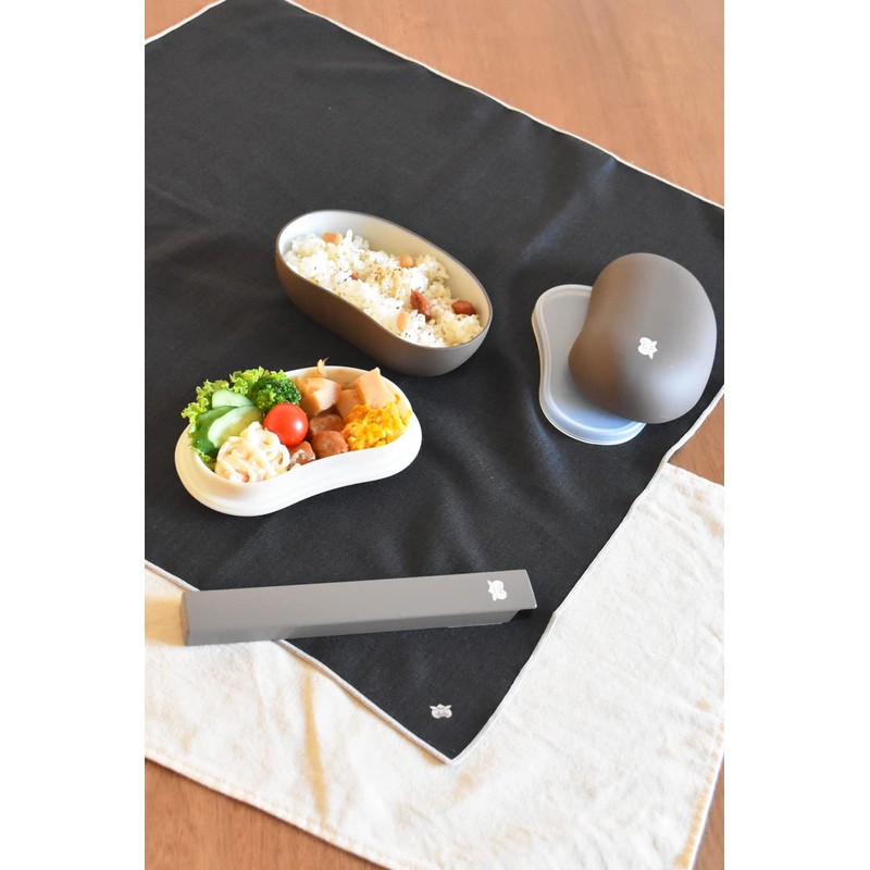 Sabu 370724 Wadan Musubi Bean Bento Box, Brown, 16.5 fl