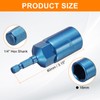 sourcing map Nut Driver 18mm Hex Drive Socket CR-V Steel