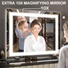 FENNIO Vanity Mirror with Lights，20"x23" Lighted Makeup Mirror, Large Makeup