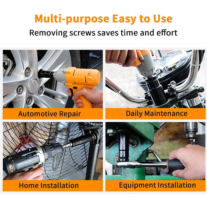 Hlipaty Impact Socket 16mm, 1/2" Square Drive 6 Point Cr-Mo