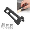 Woodworking Edge Trimmer Aluminum Alloy Manual Wood Edge Planer Arc