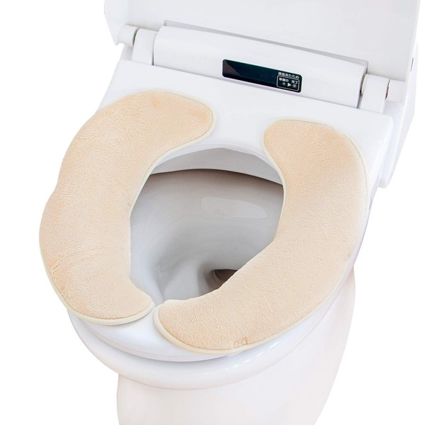 OKA Toilet Seat Cushion, Angel Toilet Seat Beige (Velcro Dual Type)