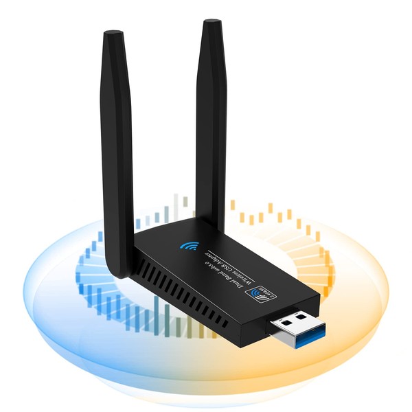 2022 KIMWOOD WIFI USB 1300Mbps 2.4G/5G Dual Band USB3.0 wifi