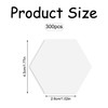 Tabanzhe 300PCS Hexogon Shape Quilting Template Paper 1 Inch Patchwork