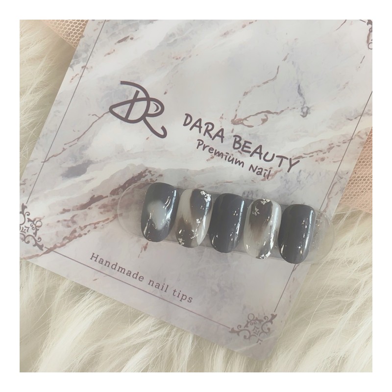 Next day delivery⭐Gray marble nail⭐ / 다음날 발송⭐그레이 마블네일⭐