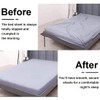VIVIIHOO Bed Sheet Tie Down Straps - Adjustable Bed Scrunchie