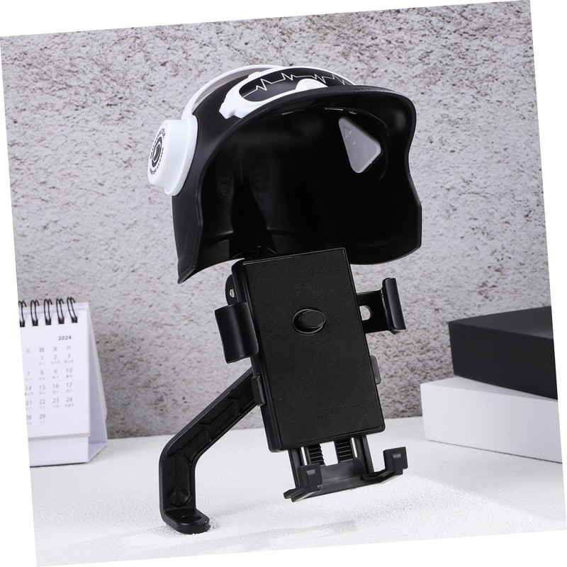 LALAFINA Motorcycle Phone Holder with Sunshade Design Rear Mirror Phone