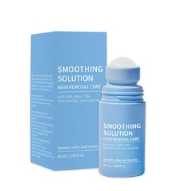 Ingrown Hair Care, Roll-On With Peach Slices Smoothing Solution, Tend Skin Care Hair Removal Gel For Skin, Hydrating, Soothing, And Gentle Formula